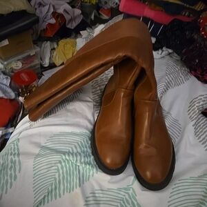 Demi Brown Riding Boots